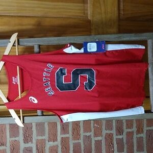 Women’s Asics Seattle Team Running Singlet NWT